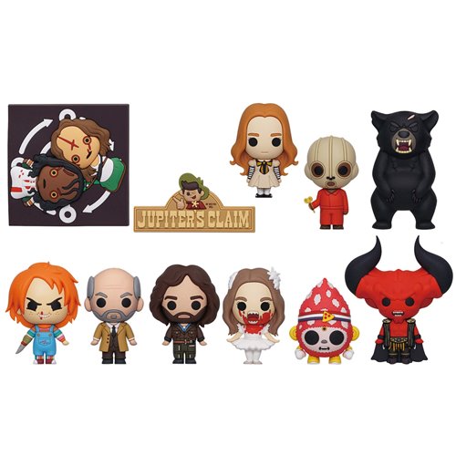 Universal Horror Series 4 3D Foam Bag Clip Random 6-Pack