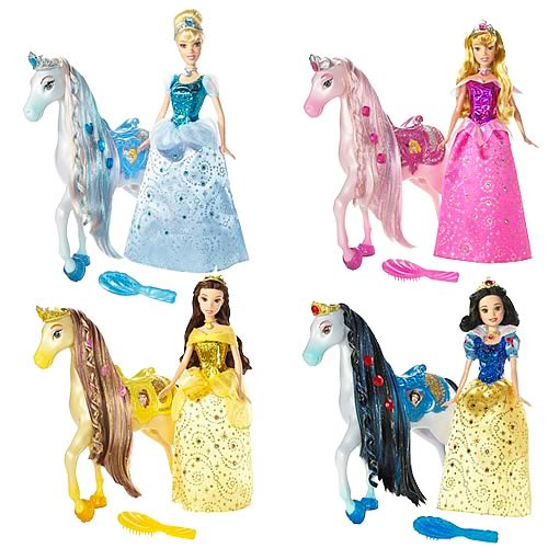 disney princess and horse set