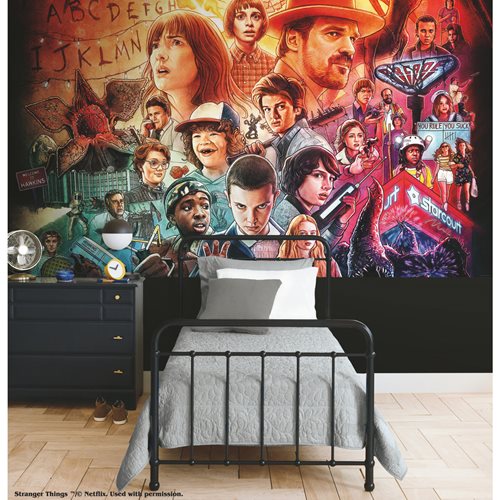 Stranger Things Peel and Stick Wall Mural
