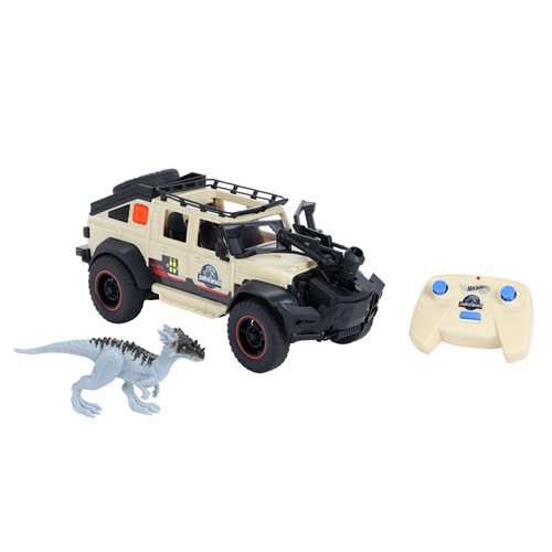 Matchbox Jurassic World Jeep Gladiator RC Vehicle with Dinosaur