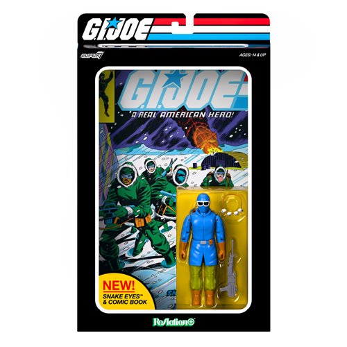 G.I. Joe Snake Eyes Skybound Comic Box Series #2 3 3/4-Inch ReAction+ Figure