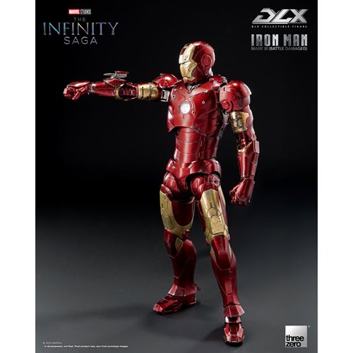 Marvel Studios: The Infinity Saga Iron Man Mark 3 (Battle Damaged) DLX Action Figure