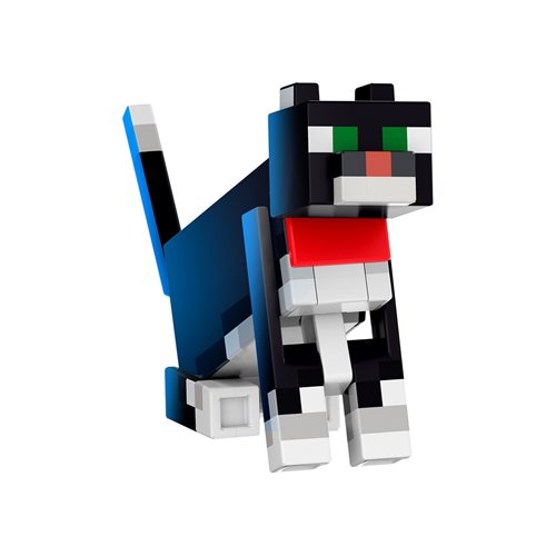 Minecraft Diamond Level Tuxedo Cat Action Figure