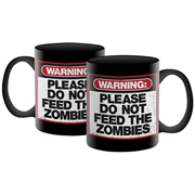 Zombie Warning 12 oz. Mug