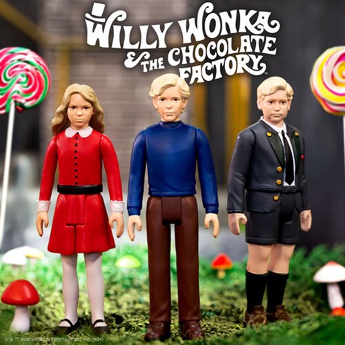 Willy Wonka and the Chocolate Factory Charlie Bucket 3 3/4-Inch ReAction Figure