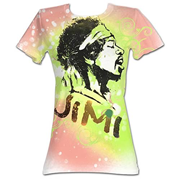 Jimi Hendrix Jimi Graffiti White T-Shirt