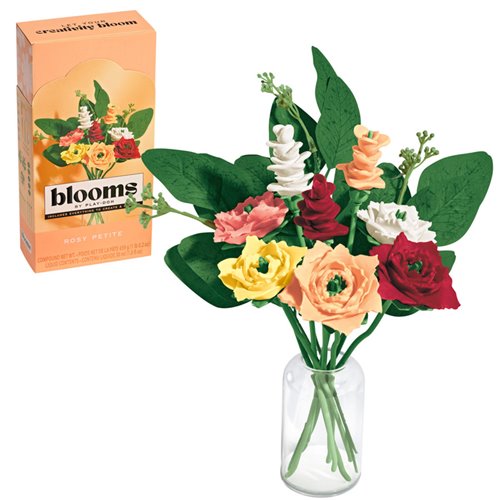 Blooms by Play-Doh Rosy Petite Flower Bouquet Making Kit