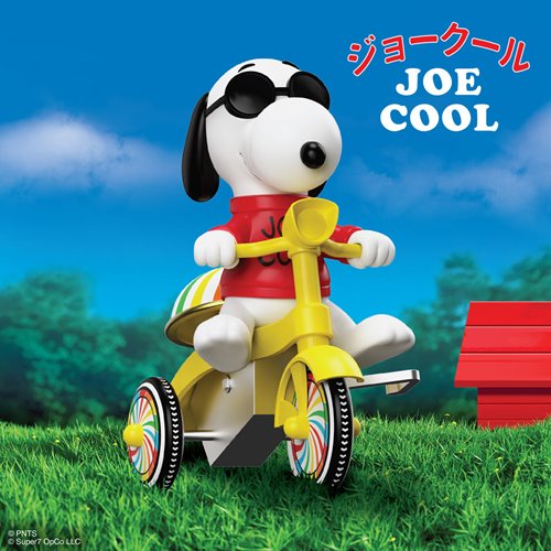 Peanuts Joe Cool Snoopy (Red with Yellow Trike) Super Cycles Vinyl Figure