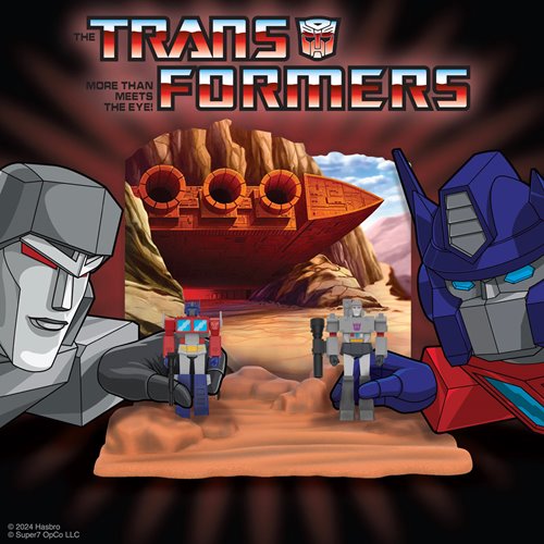 Transformers The Ark ReAction Figure Playset with Optimus Prime and Megatron ReAction Figures