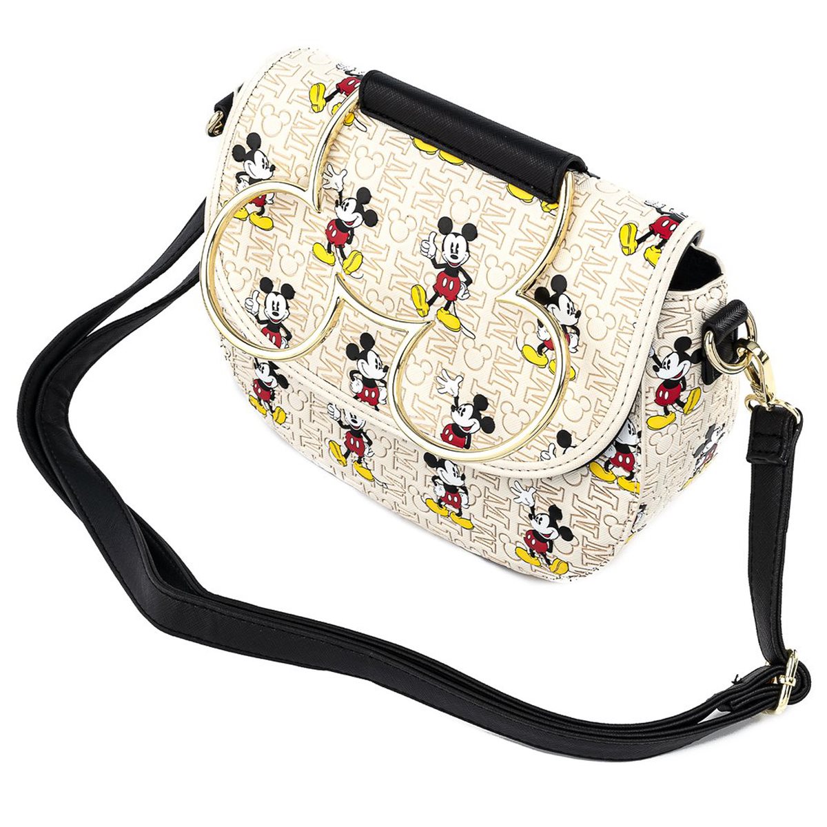 Disney Mickey Mouse Winking Expression Crossbody Light Up Bag