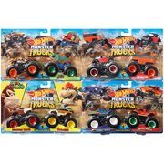Hot Wheels Monster Trucks Demolition Doubles 1:64 Scale Mix 1 2-Pack Case of 9
