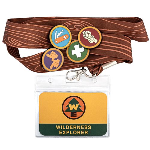 Up Wilderness Explorers Lanyard Enamel Pin Set