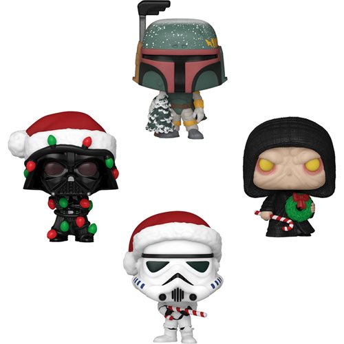 Star Wars Holiday Funko Pocket Pop! Mini-Figure 4-Pack Set