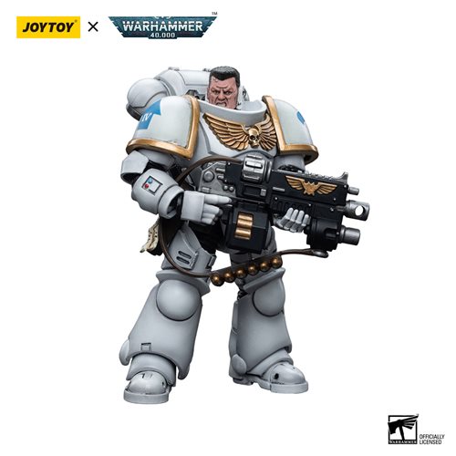 Joy Toy Warhammer 40,000 Space Marines White Consuls Intercessors 1 1:18 Scale Action Figure