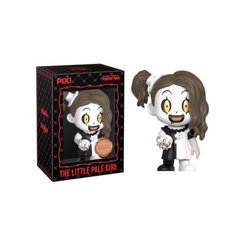 Terrifier The Little Pale Girl with Art the Clown Head Pix! Vinyl Figure