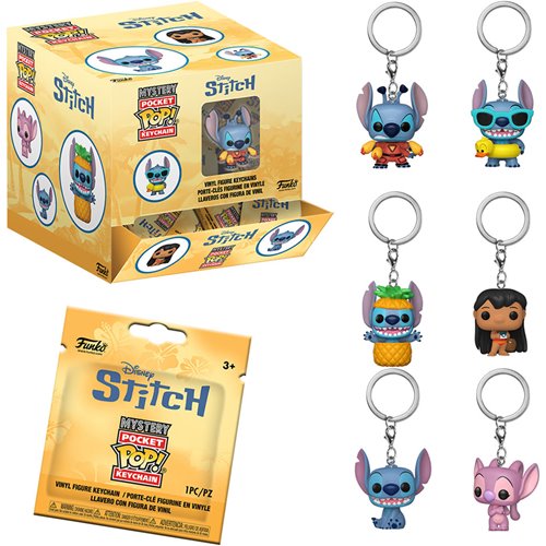 Lilo & Stitch Blind Funko Pocket Pop Key Chain - Random 4-Pack