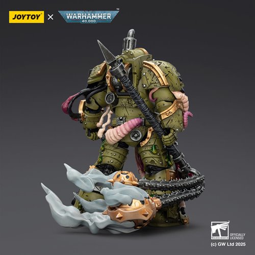 Joy Toy Warhammer 40,000 Death Guard Blightlord Terminator 2 with Flail of Corruption 1:18 Scale Act