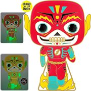 DC Comics Day of the Dead The Flash Glow-in-the-Dark Large Enamel Funko Pop! Pin #26