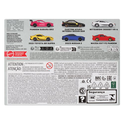 Hot Wheels Streets of Japan Car Culture 1:64 Scale 2024 Mix 1 Multi-Pack