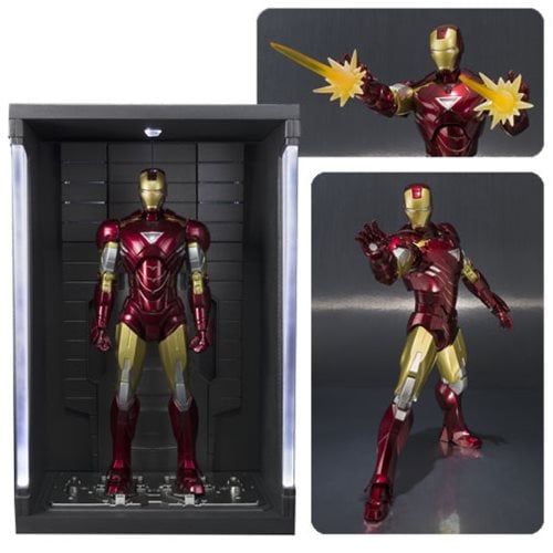 Iron Man Mark VI and Hall of Armor SH Figuarts Set
