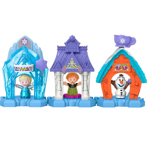 Frozen Snowflake Village by Fisher-Price Little People Set of 3