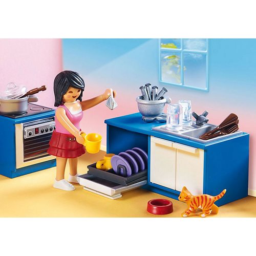 Playmobil 70206 Dollhouse Family Kitchen