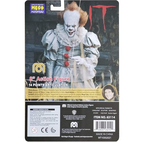Pennywise (2017) Mego 8-Inch Action Figure
