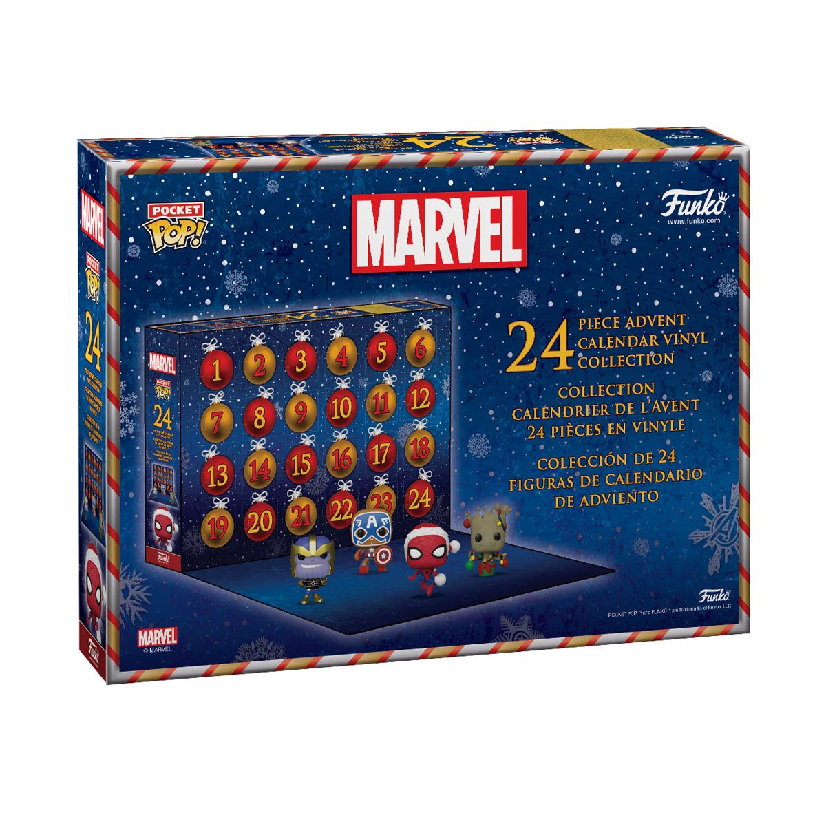 hoop passend botsing Marvel Holiday 2022 Pocket Pop! Advent Calendar