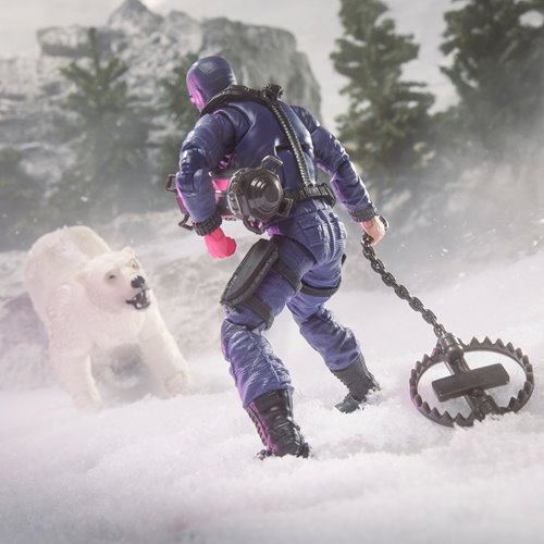 G.I. Joe Classified Series Snake Eyes 6-Inch Action Figure with Polar Bear