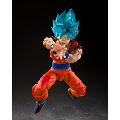 Dragon Ball Super Saiyan God Super Saiyan Son Goku Blue Power Transcending Limits S.H.Figuarts Actio