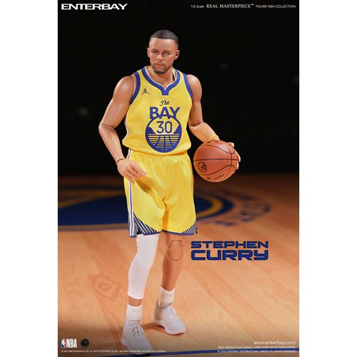 NBA Golden State Warriors Stephen Curry Real Masterpiece 1:6 Scale Action Figure