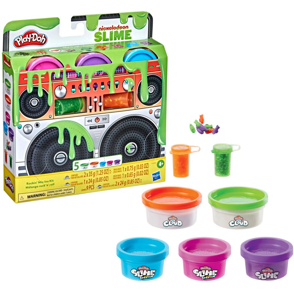 Play-Doh Nickelodeon Slime Rockin' Mix-Ins Kit