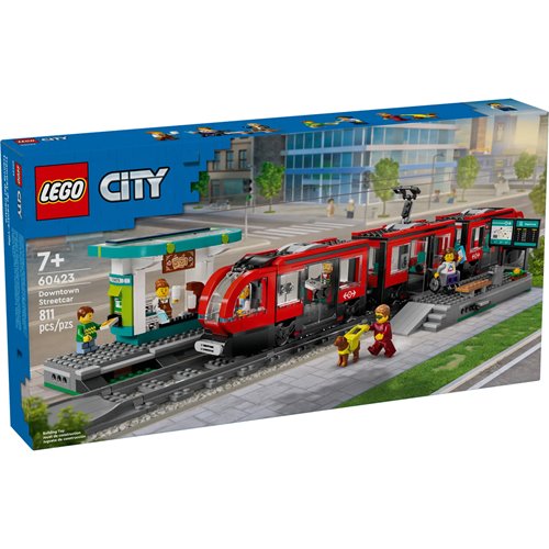 LEGO City 60423 Downtown Streetcar and Station