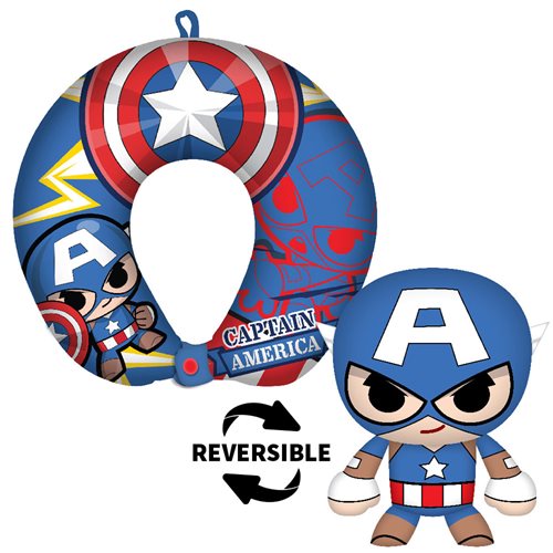 Captain America Reversible Neck Pillow