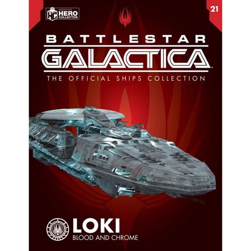 Battlestar Galactica Loki Heavy Cruiser with Collector Magazine