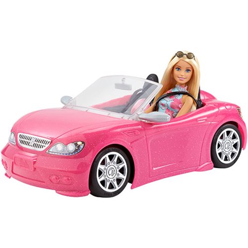 barbie doll car set