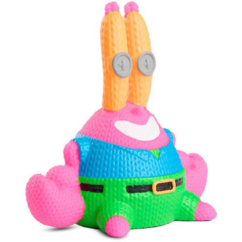SpongeBob SquarePants Mr. Eugene Krabs #450 Black Light Handmade by Robots Vinyl Figure