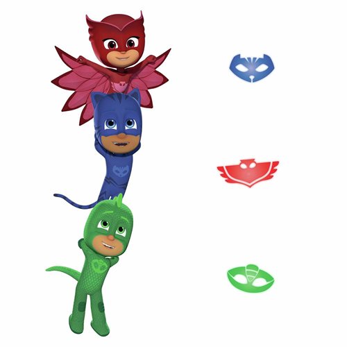 PJ Masks Superheroes Peel and Stick Giant Wall Decals