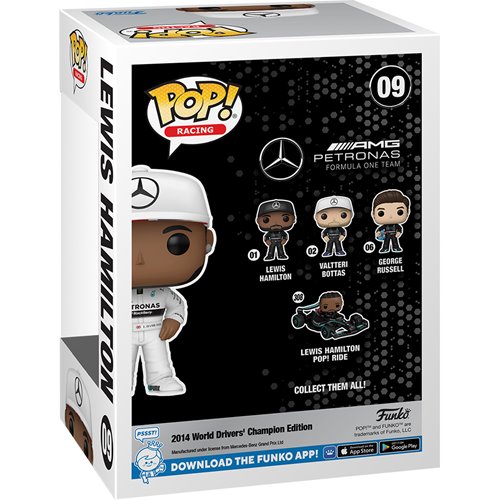 Formula 1 Lewis Hamilton with Helmet Funko Pop! Vinyl Figure