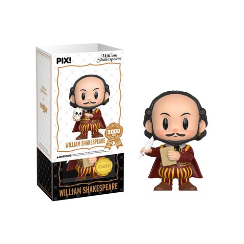 William Shakespeare with Skull Pix! Vinyl Figure