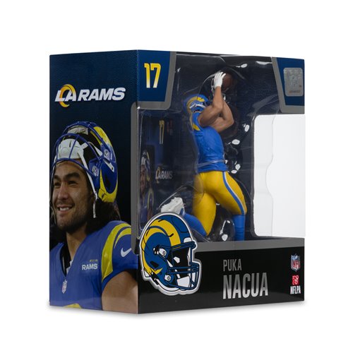 NFL SportsPicks 2025 Los Angeles Rams Puka Nacua 7-Inch Scale Posed Figure