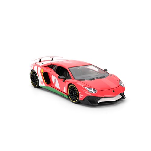 Hollywood Rides Sonic the Hedgehog Classic Lamborghini Aventador SV 1:24 Scale Die-Cast Metal Vehicl