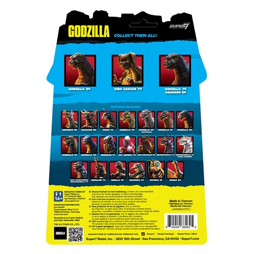 Godzilla Skeleton (Gray) 3 3/4-Inch ReAction Figure