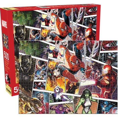 Marvel Panels 500-Piece Puzzle
