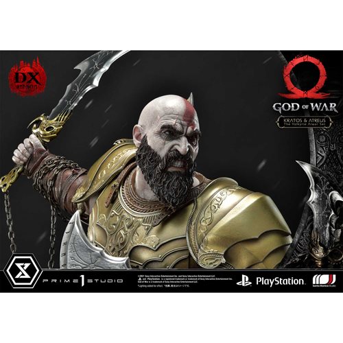God of War Kratos and Atreus Valkyrie Armor Set Deluxe Ultimate Premium Masterline 1:4 Scale Statue