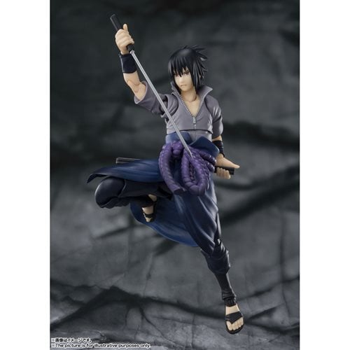 Naruto Shippuden Sasuke Uchiha He Who Bears All Hatred S.H.Figuarts Action Figure