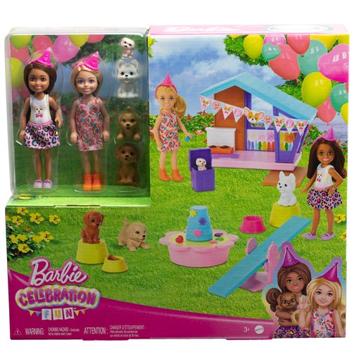 Barbie Celebration Fun Puppy Party Birthday Capsule Doll