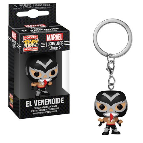 Marvel Luchadores El Venenoide Venom Pocket Pop! Key Chain