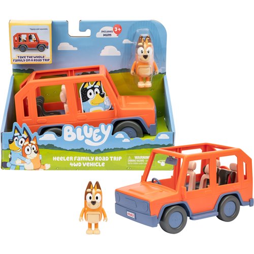 Bluey Series 11 Heeler Family Road Trip 4WD Vehicle