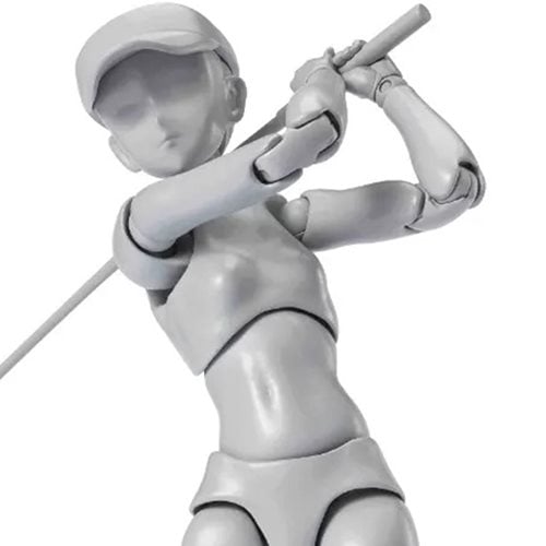 Body-Chan Sports Edition DX Set Gray Color Version S.H. Figuarts